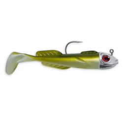 LEURRE SOUPLE Shad DELALANDE CHABOT MONTE 5CM 5G NATURAL GREEN