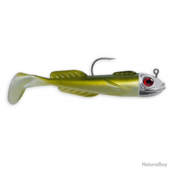 LEURRE SOUPLE Shad DELALANDE CHABOT MONTE 5CM 5G NATURAL GREEN