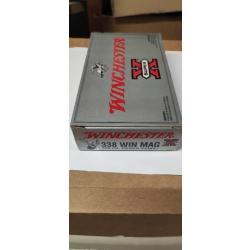 20 BALLES WINCHESTER 338 WIN MAG 200GR SUPER X POWER POINT