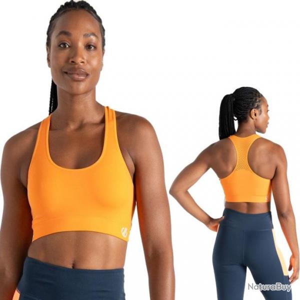 Brassire de sport Dare2b Don t Sweat It orange vif