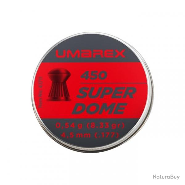 PLOMB - "SUPERDOME" - UMAREX - TETE RONDE - CAL 4.5 MM 0.54G X450