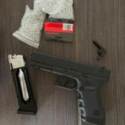 Pistolet air soft glock 17 marque UMAREX