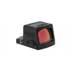 Point rouge Holosun EPS - Réticule : Rouge - Bouton +/- et Panneau solaire - Adaptateur RMR