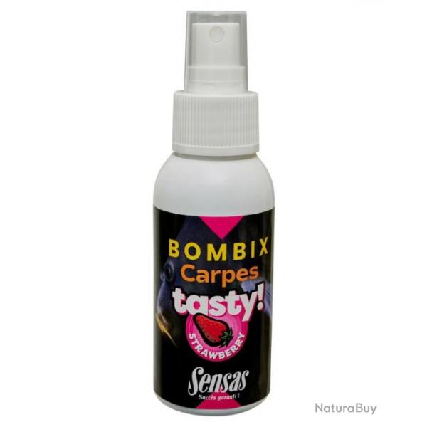 SENSAS SPRAY BOMBIX CARP TASTY STRAWBERRY 75ML SENSAS