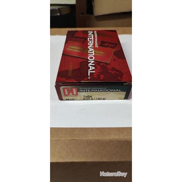 20 MUNITIONS HORNADY 7X64 GMX SUPERFORMANCE - 9.07GR - 140GR