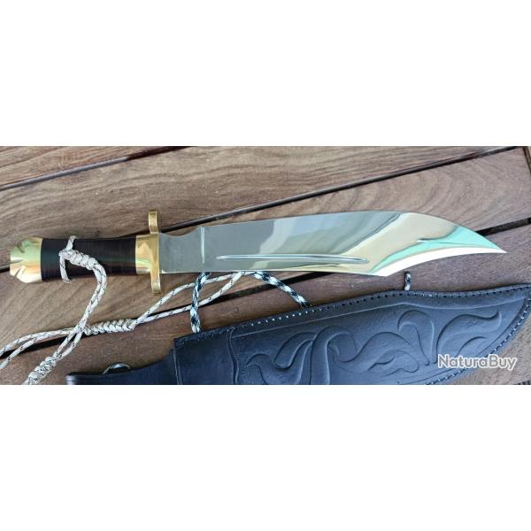 Couteau big Bowie maitresse de fer