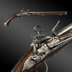 Pistolet à Silex, Par Redemonte Bernadelli Italie, Fin XVIIème Siècle