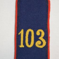 PATTE D'EPAULE ALLEMANDE 103° SAXE-SAXON SHOULDER PLATE OF THE 103RD REGIMENT-GUERRE 1914/1918