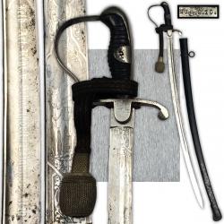 RARISSIME SABRE LUXE PRUSSIEN OFFICIER SUP. RÉGIMENT '' 10.A.21.0 '' LAME GRAVÉE ARTILLERIE ORIGINAL