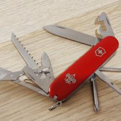 Victorinox couteau suisse Huntsman Fieldmaster BSA insert métallique collector 1992-2005