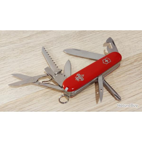 Victorinox couteau suisse Huntsman Fieldmaster BSA insert mtallique collector 1985-1991