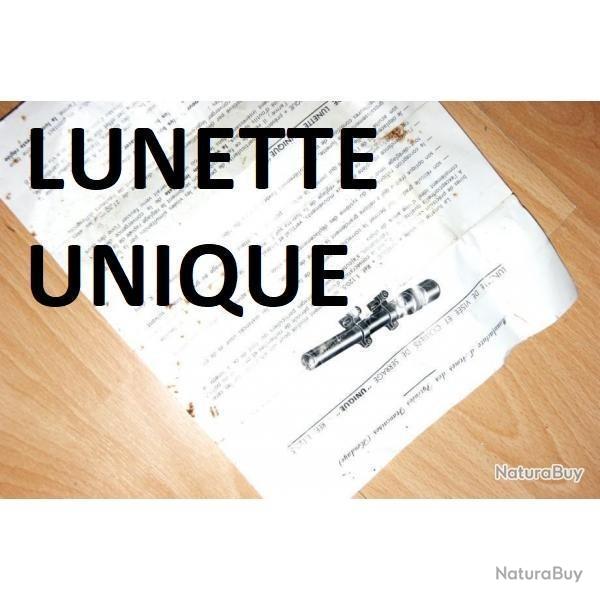 notice lunette UNIQUE (envoi par mail) - VENDU PAR JEPERCUTE (m2034)