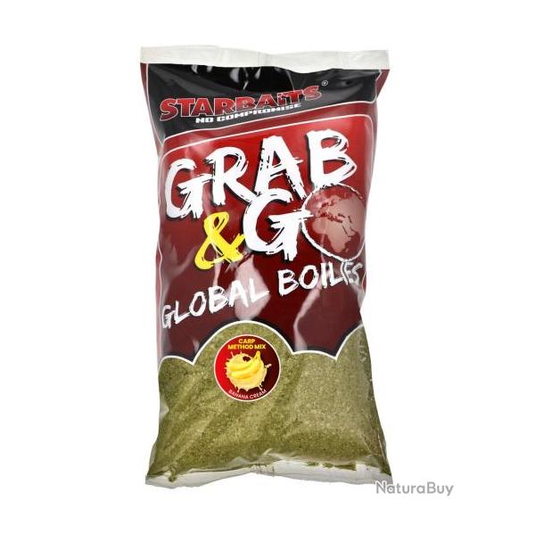 STARBAITS AMORCE GRAG & GO METHOD MIX BANANA CREAM 1KG800