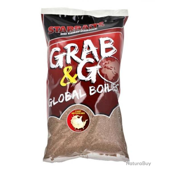 STARBAITS AMORCE GRAG & GO METHOD MIX GARLIC 1KG800