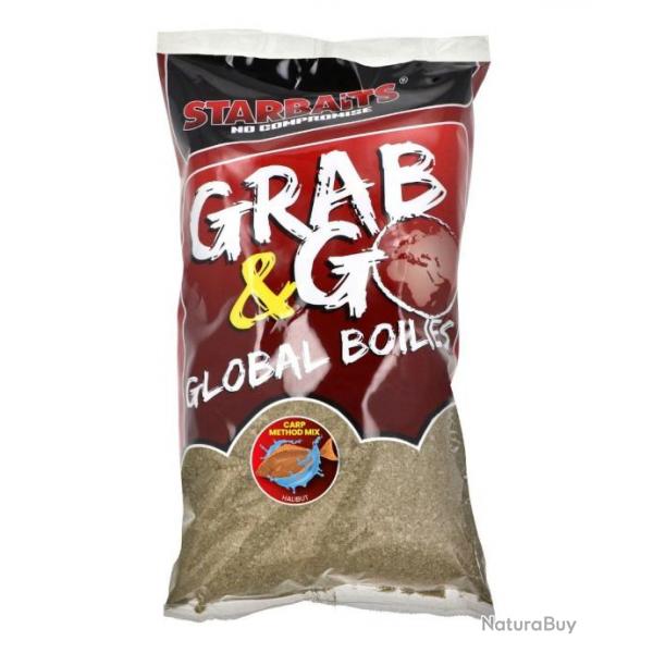 STARBAITS AMORCE GRAG & GO METHOD MIX HALIBUT 1KG800