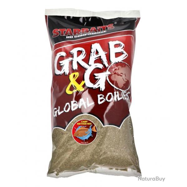 STARBAITS AMORCE GRAG & GO METHOD MIX HALIBUT 1KG800