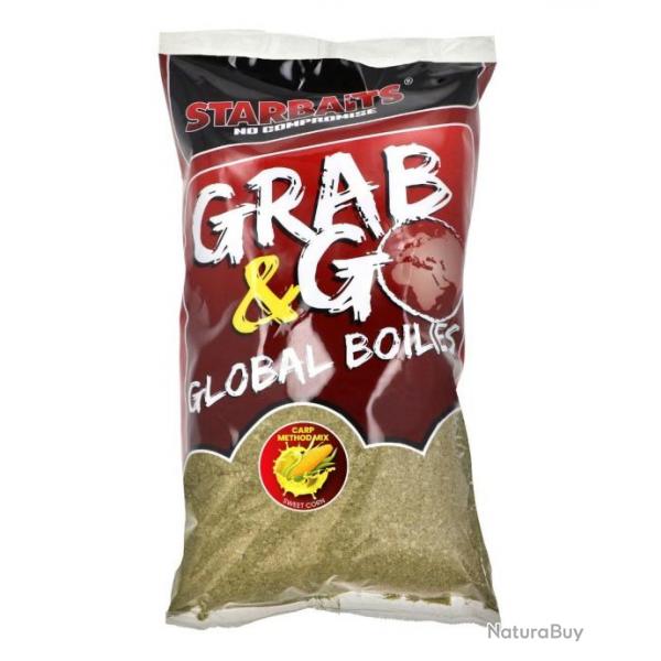 STARBAITS AMORCE GRAG & GO METHOD MIX SWEETCORN 1KG800