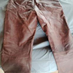 Pantalon de chasse en cuir