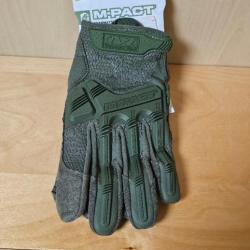 Mechanix - Gants coqués M-Pact Olive Drab - Taille XL