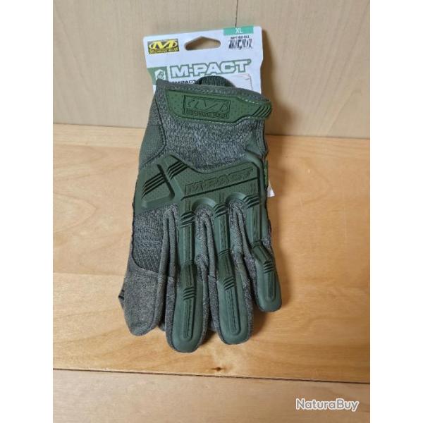 Mechanix - Gants coqus M-Pact Olive Drab - Taille XL