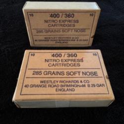 2 x BOÎTES 400/360 NITRO EXPRESS