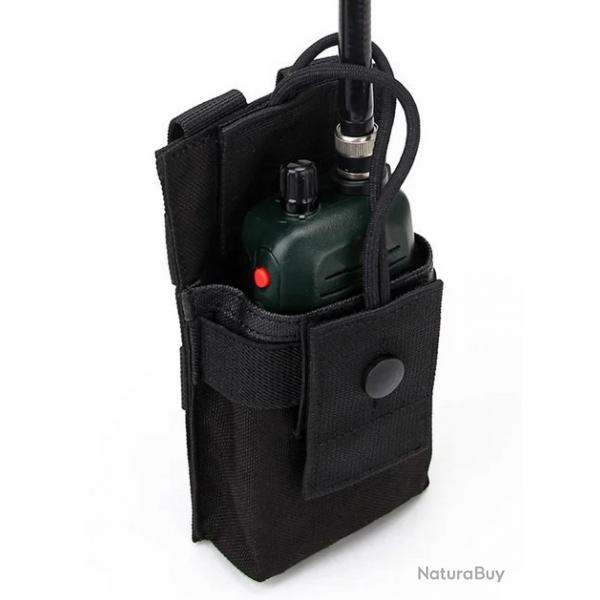 Etuis nylon noir pour tawkie/radio/tel systeme molle