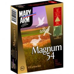 Cartouches MARY ARM MAGNUM 54 - Cal12/76 54gr N°6 BJ X10