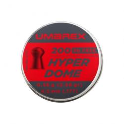 PLOMB HYPERDOME UMAREX TETE RONDE CAL 4.5 MM 0.36G X200