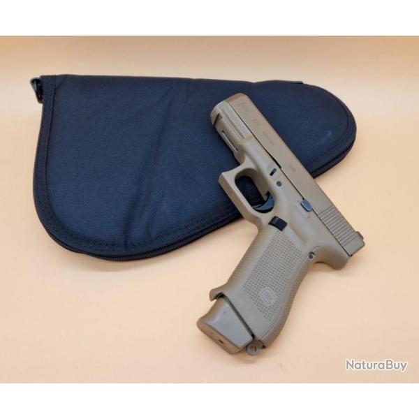 Housse arme de poing noir 30cm - rvolver pistolet