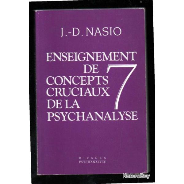 Enseignement de 7 concepts cruciaux de la psychanalyse J.-D. Nasio