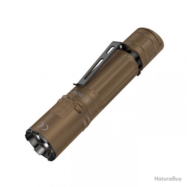 Lampe tactique rechargeable XT2CR PRO - 2100 lumens - tan