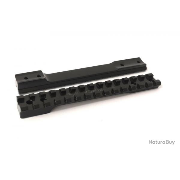 Rail Acier picatinny RUSAN pour carabine boitier ZASTAVA M70 - Pent  20 MOA