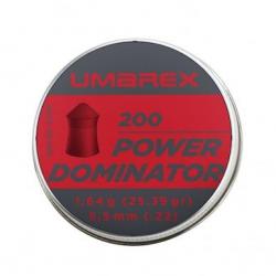 PLOMB POWER DOMINATOR UMAREX TETE CONIQUE CAL 5.5 MM 1.64G X200