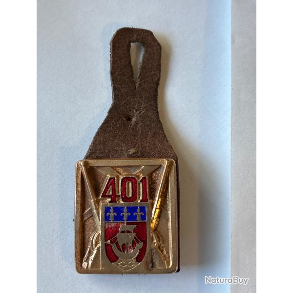 insigne pucelle 401 R.A.A. Rgiment d'Artillerie