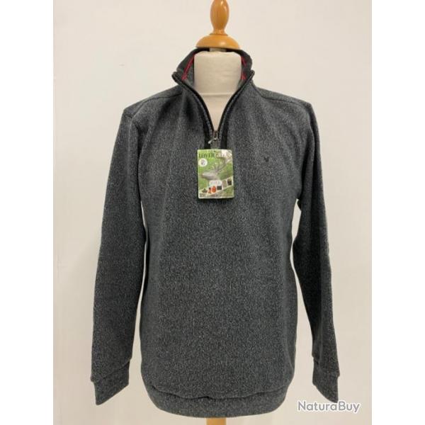 Pull col chemin zipp - LOVERGREEN