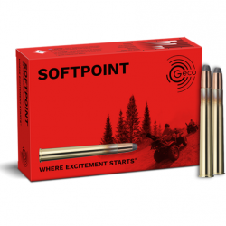 MUNITIONS GECO CAL. 9.3 x 74 R DEMI BLINDEE SOFT POINT 16.5G 255GR 10 boites ( 200 munitions )