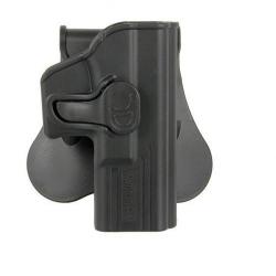 Holster Paddle Rigide GLock 17-22-31 KWA ATP-APS ACP - Black Amomax