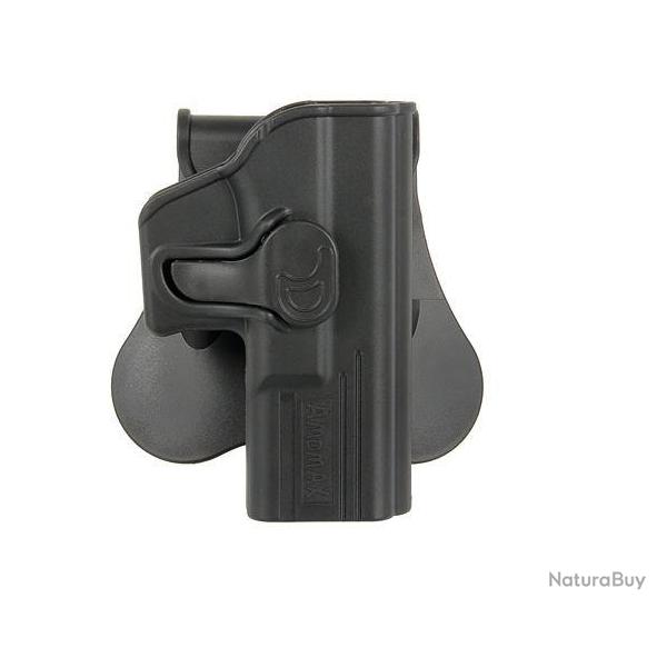 Holster Paddle Rigide GLock 17-22-31 KWA ATP-APS ACP - Black Amomax