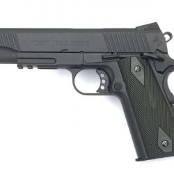 Colt 1911 Rail gun Noir Mat culasse metal Blowback - CO2- KWC