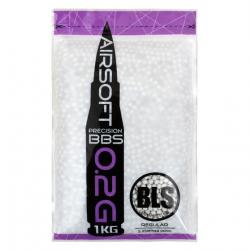 Billes Airsoft 0.20gr Précision Blanche- H20 - BLS - Sac 1Kg