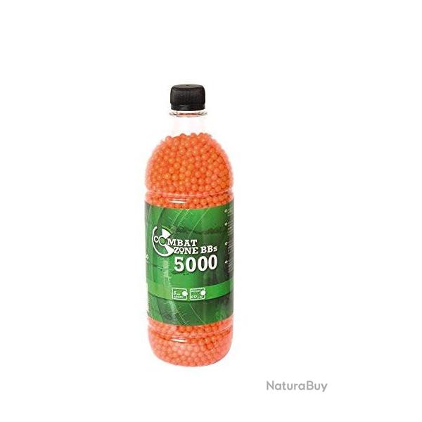 Billes 0.12gr Orange Bouteille de 5000 - 25672