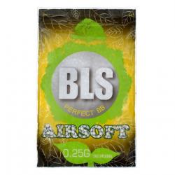 Billes Airsoft BIO 0.25gr Blanche- PLA25 - BLS - Sac 1Kg