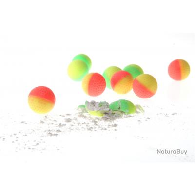 Annonce billes paintball : Boite 100 Billes Poudre Cal 68 - PowderBall Simulation