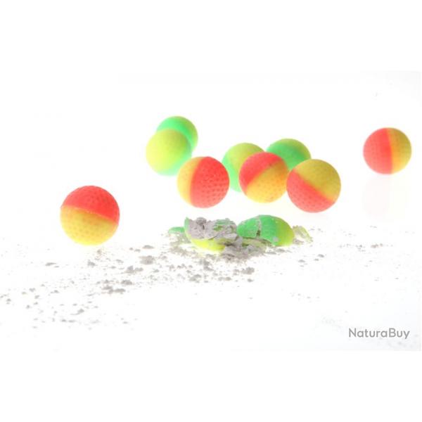 Boite 100 Billes Poudre Cal 68 - PowderBall Simulation