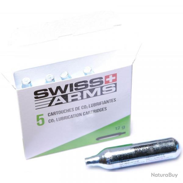 Cartouche Entretien CO2 Silicone pour Rplique CO2 - Boite de 5 - Swiss Arms