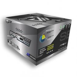 Billes paintball Cal 68 SEVEN PRIDE White Green White - Carton de 2000