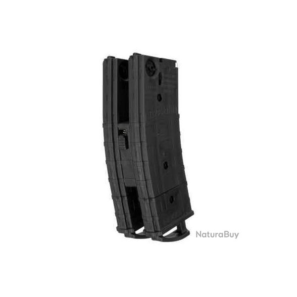 Double Magazine Avec Coupleur pour Tippmann TMC - Pack 2- Noir