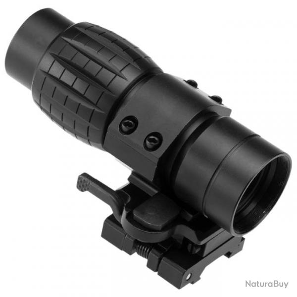 Magnifier FXD Basculant X4 Metal - Black - AIM-O