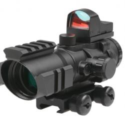 Point Rouge Rhino 4X32 avec Micro Red Dot - Theta Optics