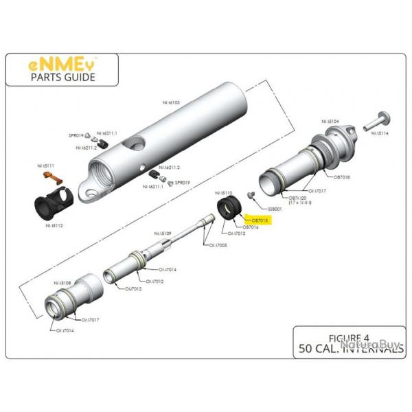 Joint Bumper pour Bolt Stop - Gog Enmey Cal50